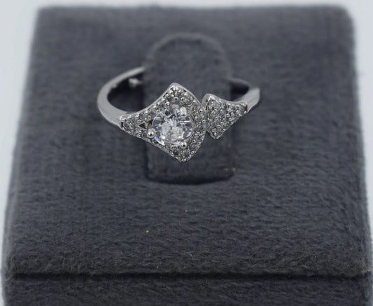 The Stunning Ring Sparkles atop