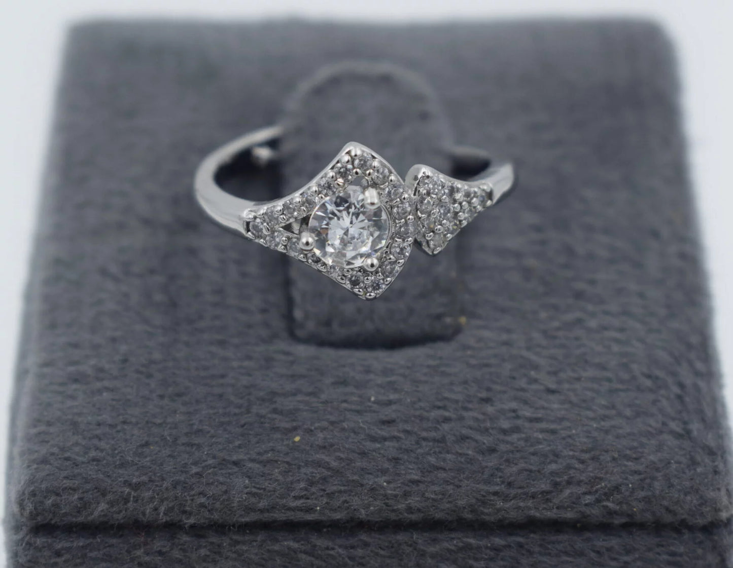 The Stunning Ring Sparkles atop