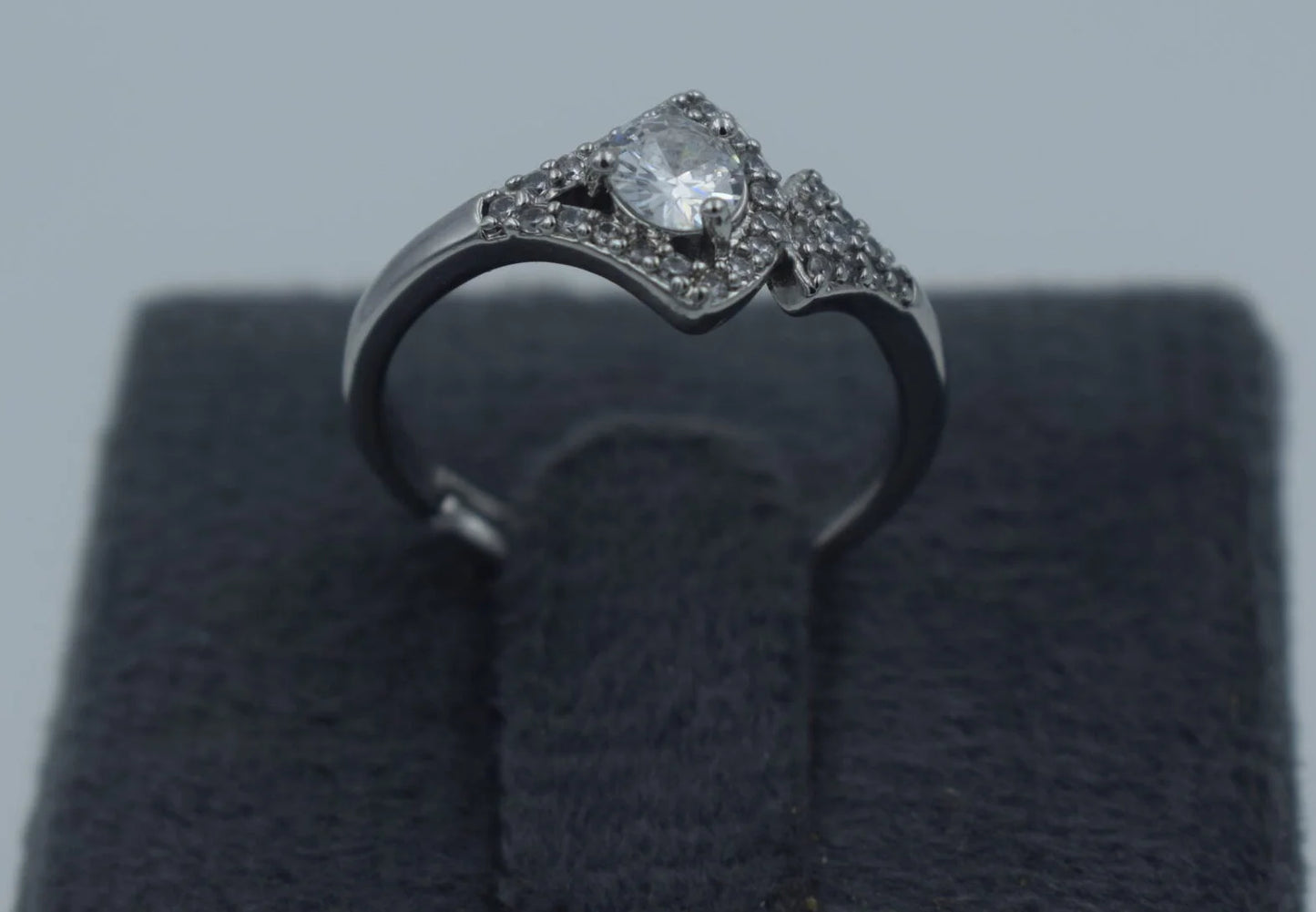 The Stunning Ring Sparkles atop